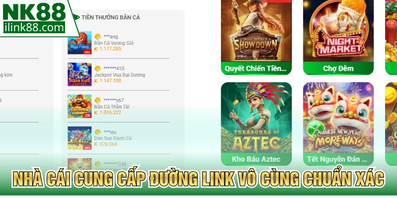 Nhà cái cung cấp đường link vô cùng chuẩn xác